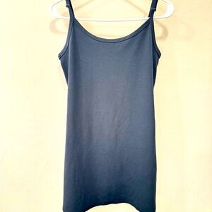 NWT American Eagle Long Tank Spaghetti Straps Adjustable Mini Dress Sz L Tennis